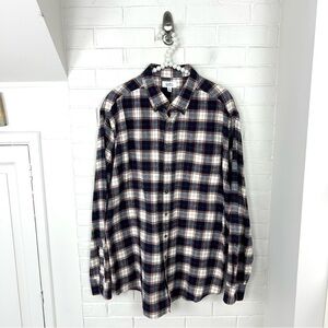 Croft & Barrow Men’s Plaid Flannel Button Down Shirt Size XL